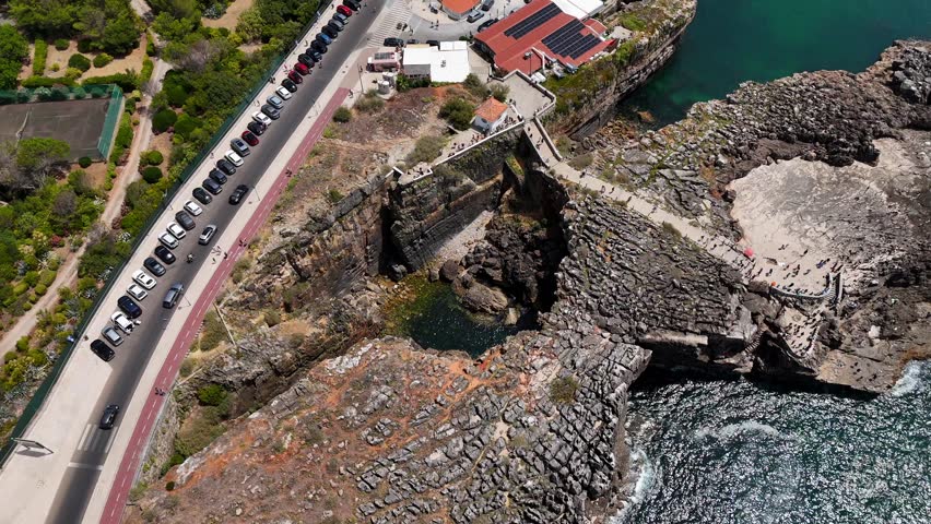 Aerial view of Boca do Inferno (Hell
