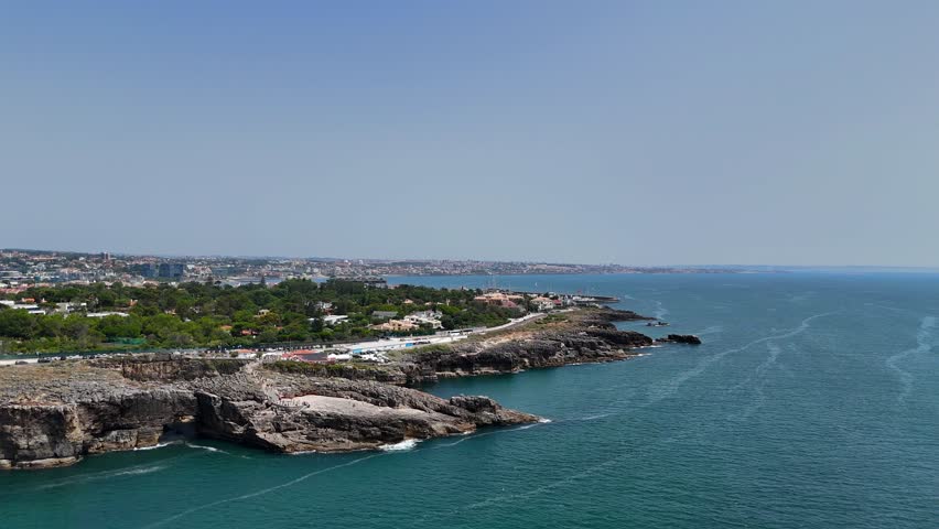 Aerial view of Boca do Inferno (Hell