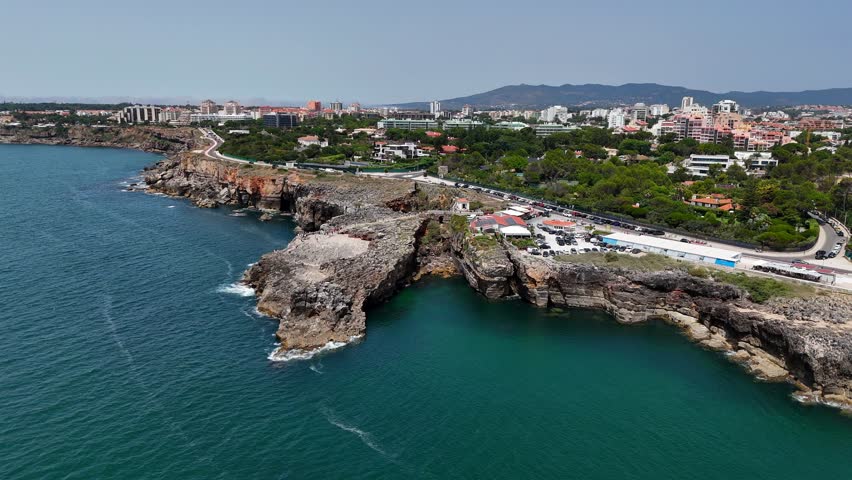 Aerial view of Boca do Inferno (Hell