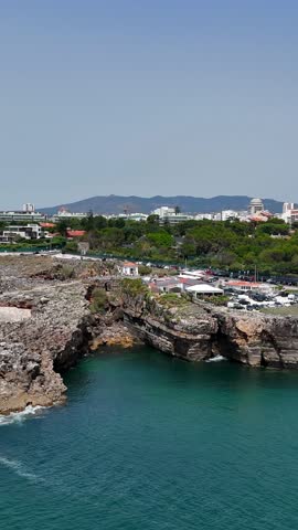 Aerial view of Boca do Inferno (Hell