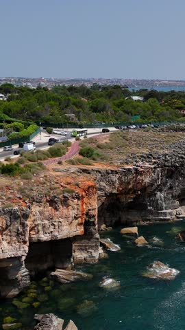 Aerial view of Boca do Inferno (Hell
