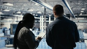 Team of server room technicians alerted by warning message on laptop causing infrastructure slowdowns. Teamworking data center colleagues see malfunction popup caused by software errors, camera B - Powered by Shutterstock - Get 15% off with code: PIKWIZARD15