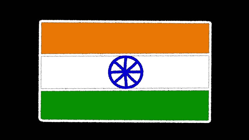 Easy to use Indian flag for Indian independence day or republic day