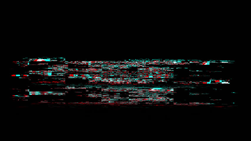 4k animation of fifteen seconds countdown with digital time, 15 to 0 countdown, 2 digit number with glitch effect and shadow reflection on black background