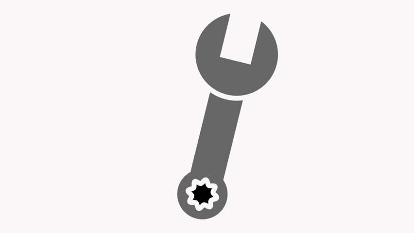 maintenance icon animation simple  flat