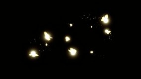 Glowing Magic Fairies on Black Background - Powered by Shutterstock - Get 15% off with code: PIKWIZARD15