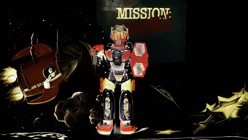 Mission impossible Marching robot toy 