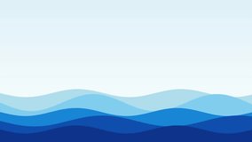 Ocean water Wave Layers Animation in 4K video - Powered by Shutterstock - Get 15% off with code: PIKWIZARD15