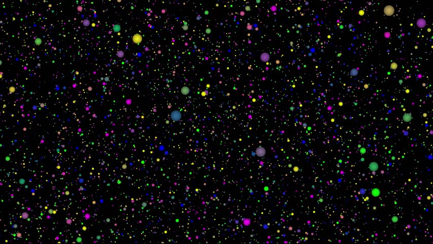 Transparent and Glossy Small Bubble Particle Field Creating a Seamless Abstract Background for Creative Projects