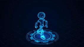 3D Wireframe Robot Walking in a Virtual Grid World
 - Powered by Shutterstock - Get 15% off with code: PIKWIZARD15