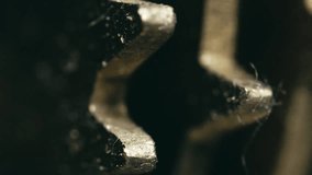 Rotating clockwork rhythm of Metronome cogwheel teeth mechanism MACRO - Powered by Shutterstock - Get 15% off with code: PIKWIZARD15