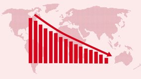 Global Economic Decline Visualization Animation, Global Economic Downturn Graph - Powered by Shutterstock - Get 15% off with code: PIKWIZARD15