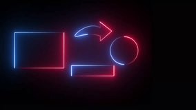 neon glowing red and blue Subscribe button and outro for gaming and video channels YouTube notifications End screen animation. - Powered by Shutterstock - Get 15% off with code: PIKWIZARD15