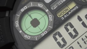 Macro close up of a tactical digital watch face functioning
 - Powered by Shutterstock - Get 15% off with code: PIKWIZARD15