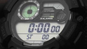 Macro close up of a tactical digital watch face functioning
 - Powered by Shutterstock - Get 15% off with code: PIKWIZARD15