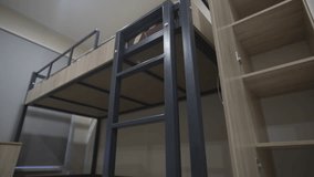 Practical metallic ladder connects lower and upper bunks offering easy safe access. Designed for children comfort along with independence - Powered by Shutterstock - Get 15% off with code: PIKWIZARD15