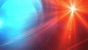 Dynamic abstract background featuring bright orange and blue light flares from both sides, set against a dark gradient backdrop. Perfect for cinematic effects, sci-fi themes, or digital media design. - Powered by Shutterstock - Get 15% off with code: PIKWIZARD15