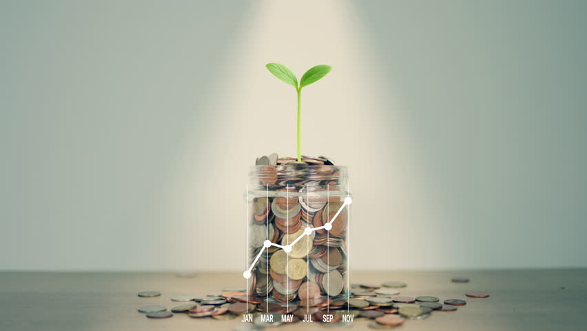 Business, Money, Investment, Financial Growth and Success Concept