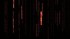 Vertical Red Digital Lines Falling Down. Futuristic Rain Effect MotionBackground. - Powered by Shutterstock - Get 15% off with code: PIKWIZARD15