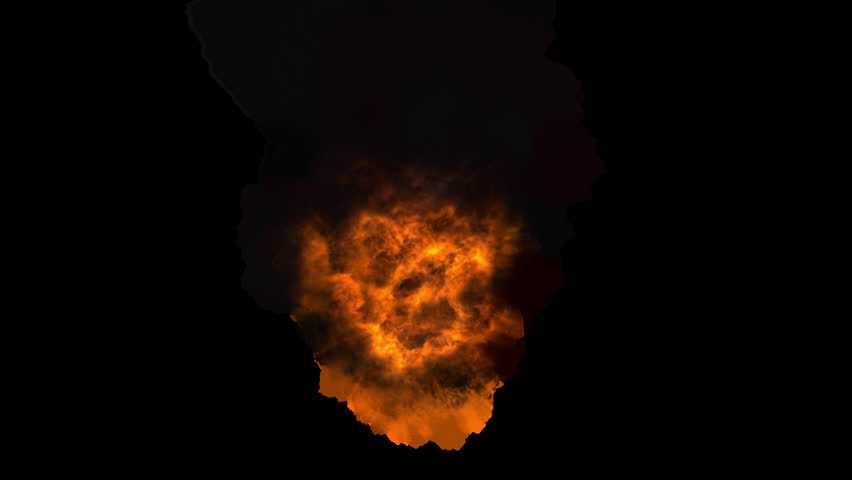 burning fire flames on transparent background