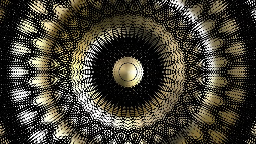 Decorative Symmetry Mandala Abstract Looping Animation. Smooth rotating mandala animation with seamless symmetry loop, ideal for relaxation, VJ, and design projects. - Powered by Shutterstock - Get 15% off with code: PIKWIZARD15