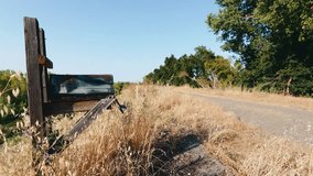 Weathered Mailbox on a Rural Levee on a Hot Summer Day - Powered by Shutterstock - Get 15% off with code: PIKWIZARD15