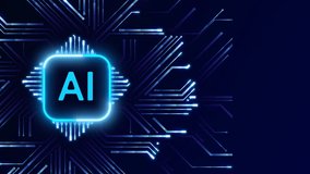 Artificial Intelligence Processor Brain AI chatbot concept AI Learning Business, modern technology, internet and networking concept. - Powered by Shutterstock - Get 15% off with code: PIKWIZARD15