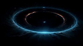 a supermassive black hole surrounded by a luminous accretion disk - Powered by Shutterstock - Get 15% off with code: PIKWIZARD15