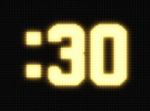 Jumbotron 30 Second Countdown の動画素材 ロイヤリティフリー Shutterstock