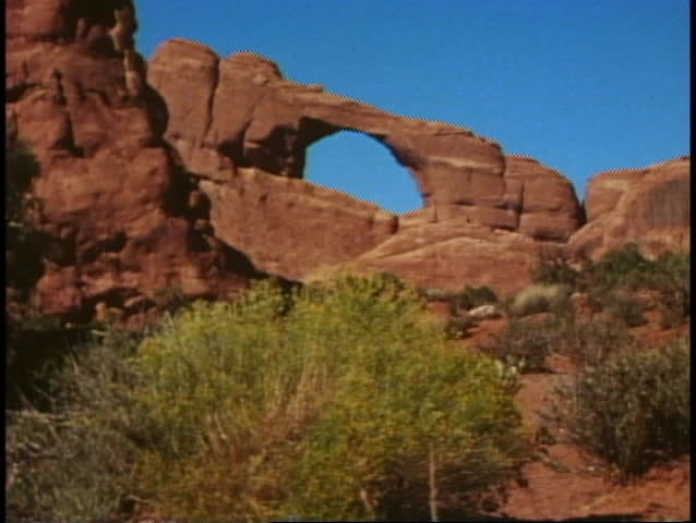 Arches National Park, Moab, Utah, wide shot, long arch