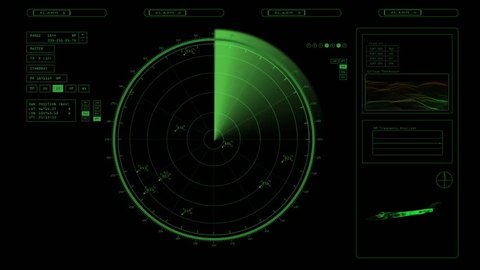 radar screen scanning signals Stock Footage Video (100% Royalty-free ...