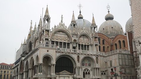 Yard of Palazzo Ducale, Doge's Palace, in Venice, Italy 
