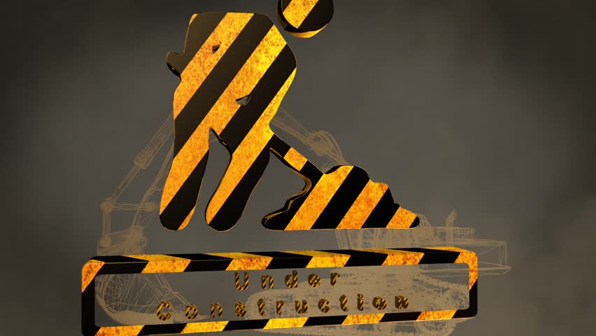 Animated Construction sign