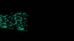 neon line Animated circuit board. Digital technology background. Central computer processor CPU concept. Motherboard digital chip lines connecting electronic components on a motherboard - Powered by Shutterstock - Get 15% off with code: PIKWIZARD15