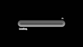 Minimalist Loading Progress Bar Animation – Smooth 4K Motion Graphic Design for Timers, Apps, Websites and Digital Projects. - Powered by Shutterstock - Get 15% off with code: PIKWIZARD15