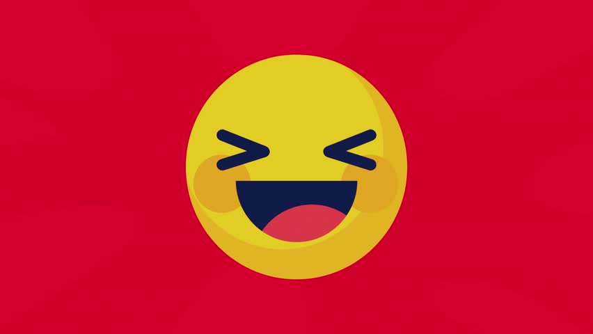 A bright and cheerful vector illustration featuring a happy, smiling face on a vibrant yellow background. This fun and positive design celebrates joy, unity, and togetherness, perfect for World Happin