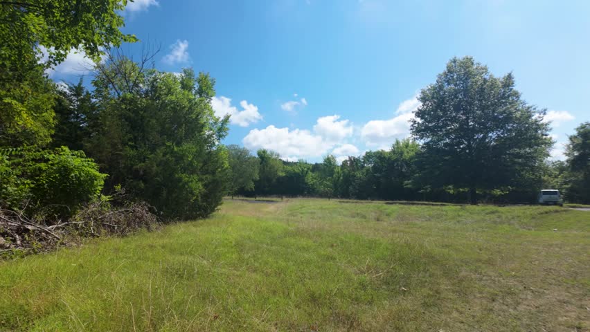 An open field at Fellows Lake in Springfield MO