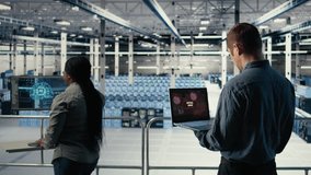 Engineer in server room receives critical error popup on laptop screen, dealing with urgent system issues. Data center worker gets notification about hardware problems affecting performance, camera A - Powered by Shutterstock - Get 15% off with code: PIKWIZARD15