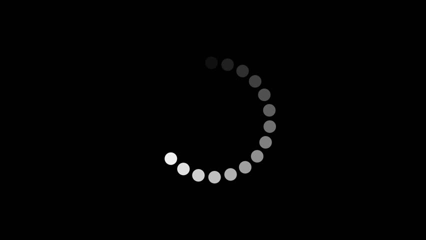 Animated loading circle icon symbolizing buffering, waiting, or processing. Commonly used in user interfaces, websites, and apps to indicate ongoing tasks or progress.