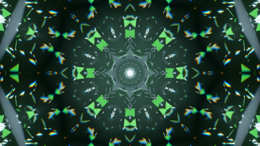 Seamless Neon Cyberpunk VJ Background Loop Abstract Motion Visual for Live Shows and DJs