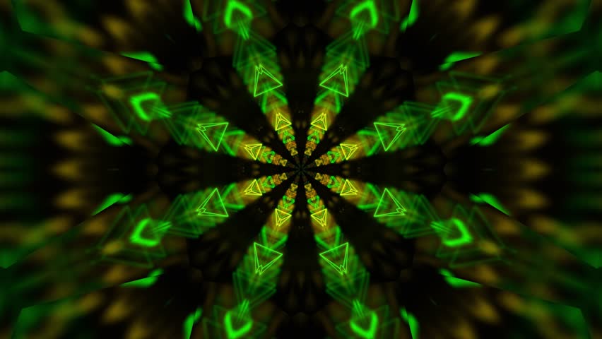 Seamless Neon Cyberpunk VJ Background Loop Abstract Motion Visual for Live Shows and DJs