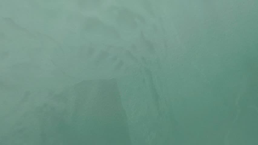 30 Days Left Bold Text Within Curvy Box Reveal Against Soft Grayish Green Furious Fluid Flow