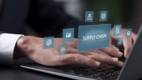 Logistic and transport concept. Supply chain, Logistic management, organizing and controlling resources to meet the needs of customers. - Powered by Shutterstock - Get 15% off with code: PIKWIZARD15