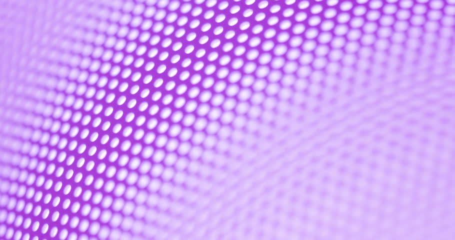 Extreme close-up video of the purple grid pattern.