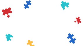 World Autism Awareness Day is an annual event that highlights the need for increased awareness and understanding of autism spectrum disorder. A graphical template. Autism month illustration animation. - Powered by Shutterstock - Get 15% off with code: PIKWIZARD15