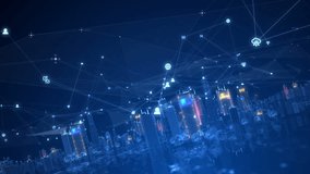 Big data technology Internet line city - Powered by Shutterstock - Get 15% off with code: PIKWIZARD15