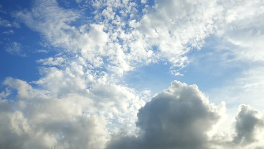 cloudy day，Before the rain，climate，Sky time-lapse photography, rapid movement of white clouds