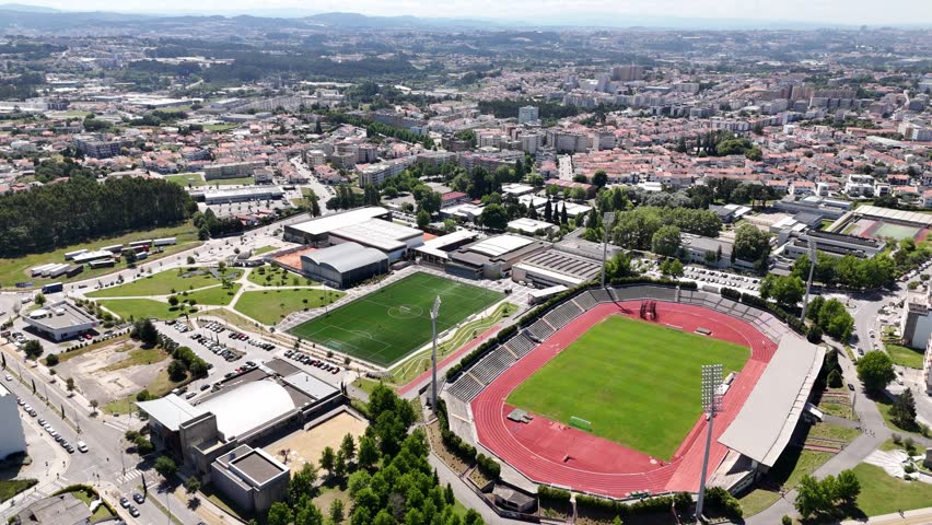 Maia city sports facilities on a sunny day