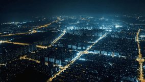 Modern digital Smart city Cityscape skyline. Global communications and networking. Cyberspace in big city. Futuristic High-speed Big data internet connection technology network real. 3D Illustration - Powered by Shutterstock - Get 15% off with code: PIKWIZARD15