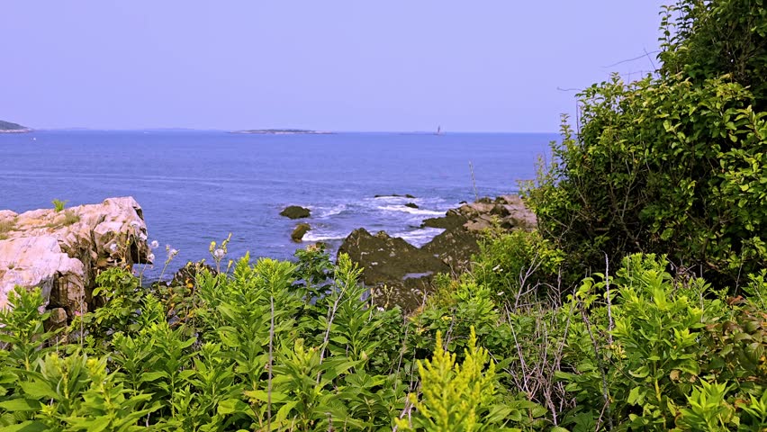 Ocean view at Fort Williams Park, Cape Elizabeth, Maine